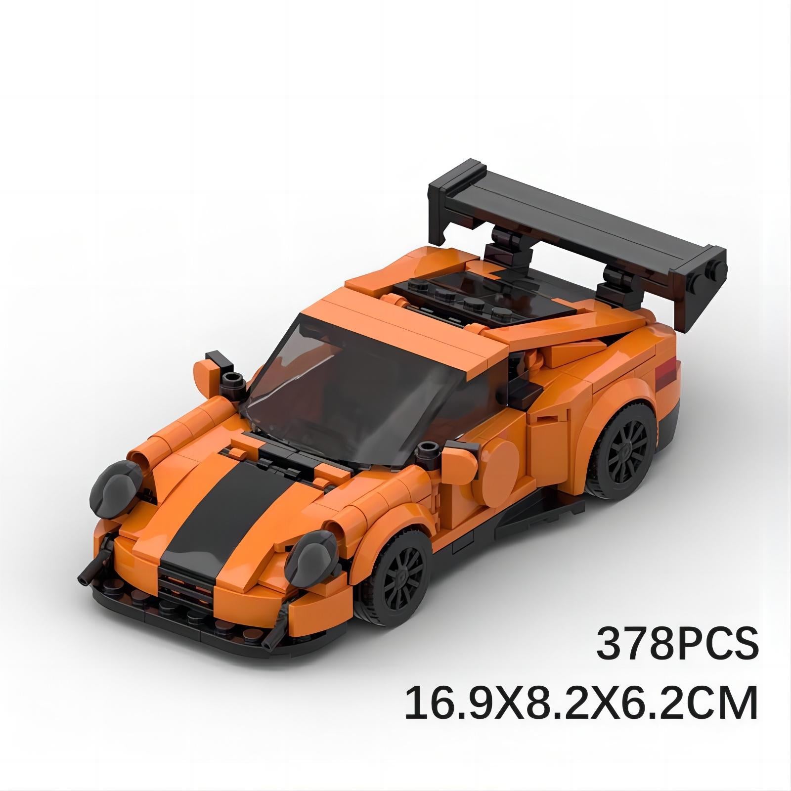 porsche 911 pumpkin spec building set | moc-127410 - 6