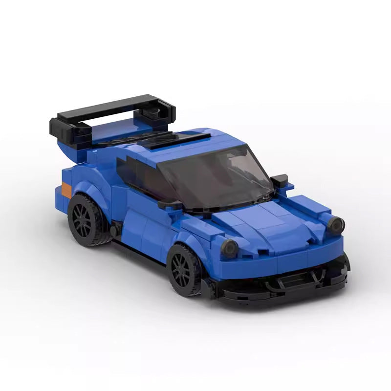 porsche 911 rwb building set | 8 stud wide | moc-76383 - 1