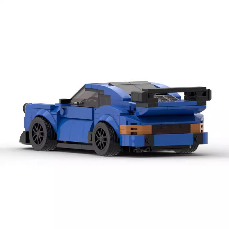 porsche 911 rwb building set | 8 stud wide | moc-76383 - 2