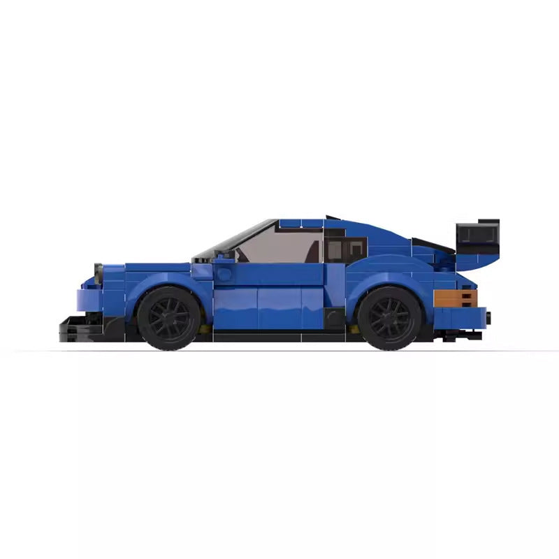 porsche 911 rwb building set | 8 stud wide | moc-76383 - 4