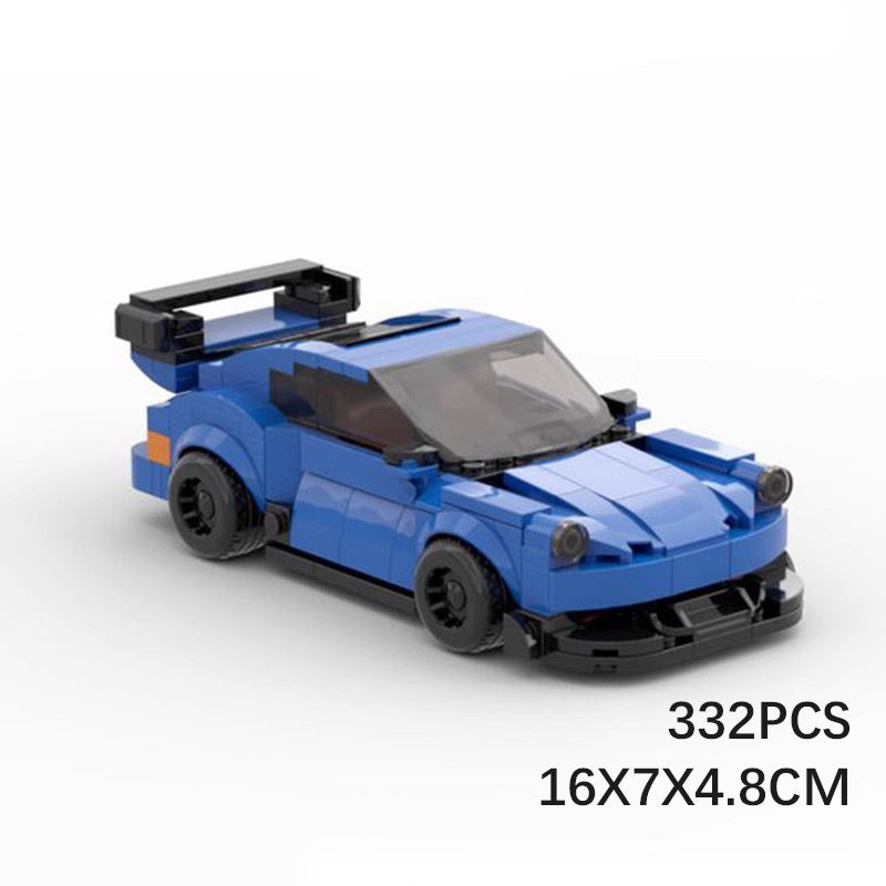 porsche 911 rwb building set | 8 stud wide | moc-76383 - 6
