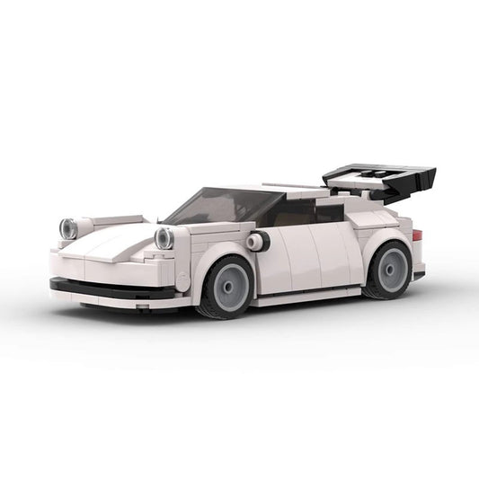 porsche 911 turbo 8 studs wide building set | moc-95588 - 1