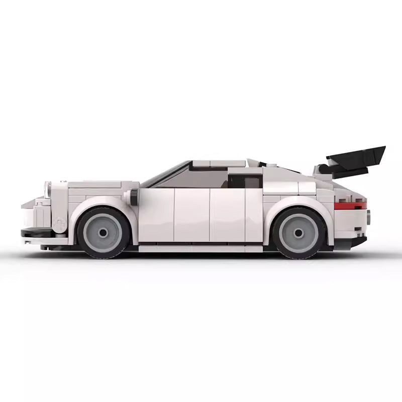 porsche 911 turbo 8 studs wide building set | moc-95588 - 2