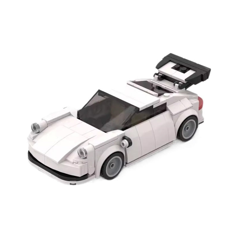porsche 911 turbo 8 studs wide building set | moc-95588 - 5