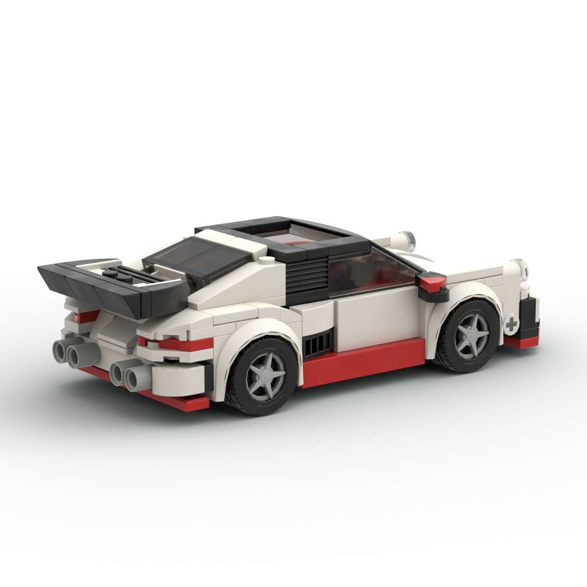 porsche 930 targa building sets | moc-84447 - 4