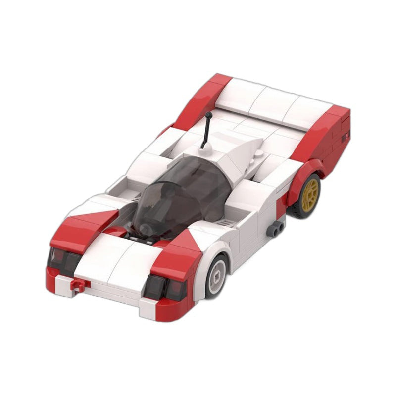 porsche 956 - le mans 1983 marlboro building set | moc-132261 - 5