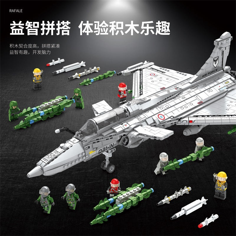 rafale fighter building block set - juhang 88021 - 4