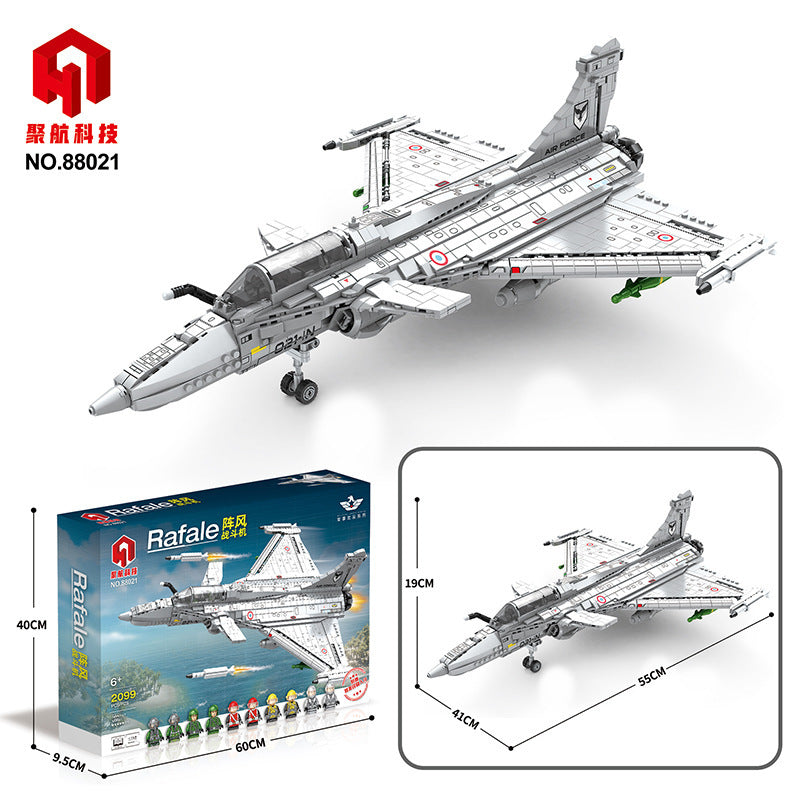 rafale fighter building block set - juhang 88021 - 6