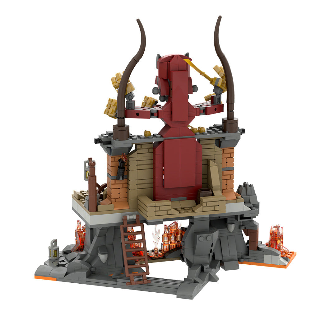 raiders of the lost ark scene moc building set - 3