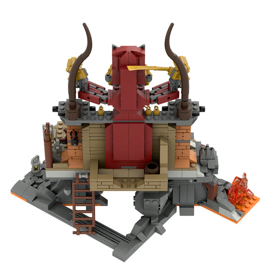 raiders of the lost ark scene moc building set - 5