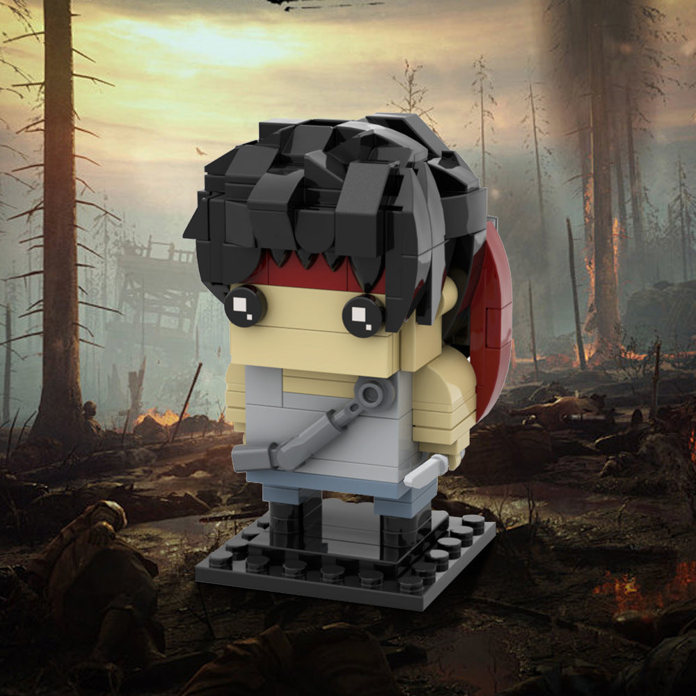 rambo brickheadz | first blood | moc-194662 - 1