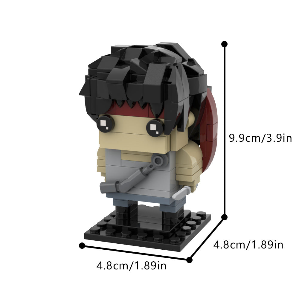 rambo brickheadz | first blood | moc-194662 - 4