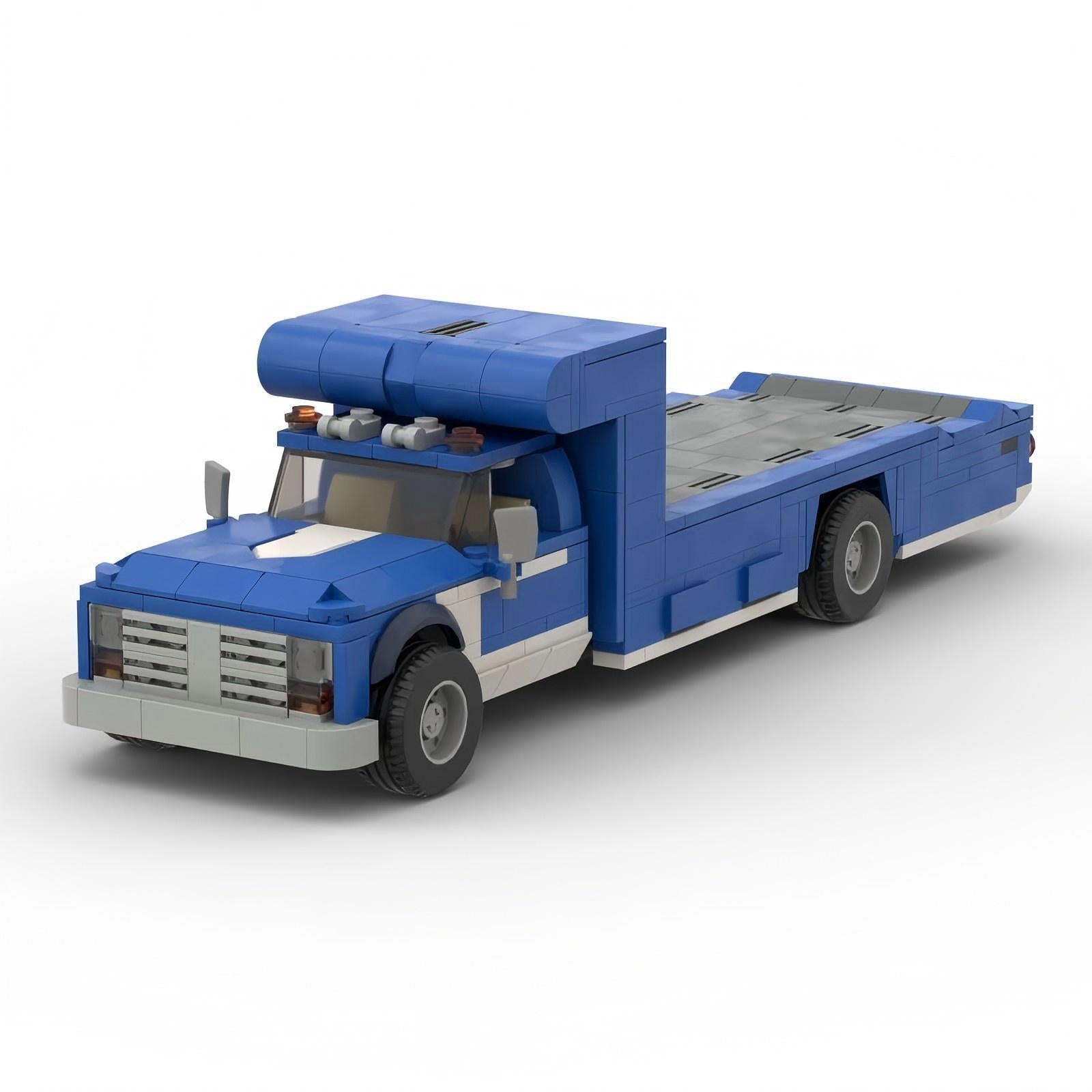 retro rig flatbed building set | moc-149198 - 2