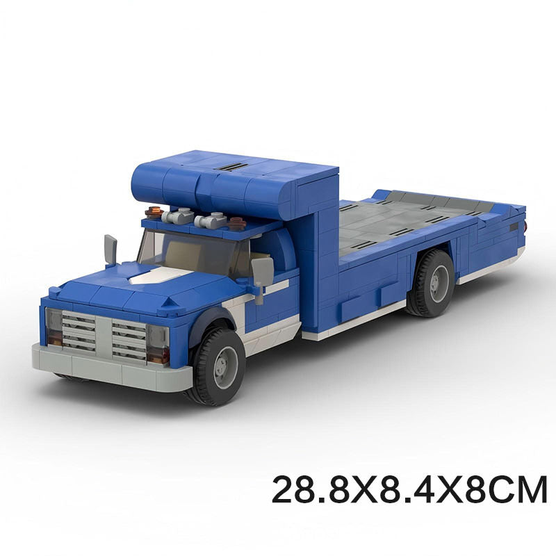 retro rig flatbed building set | moc-149198 - 3