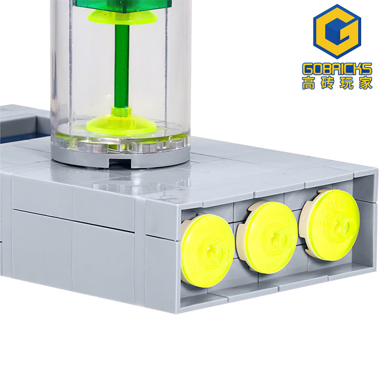 rick & morty portal gun building set | moc-19873 - 2