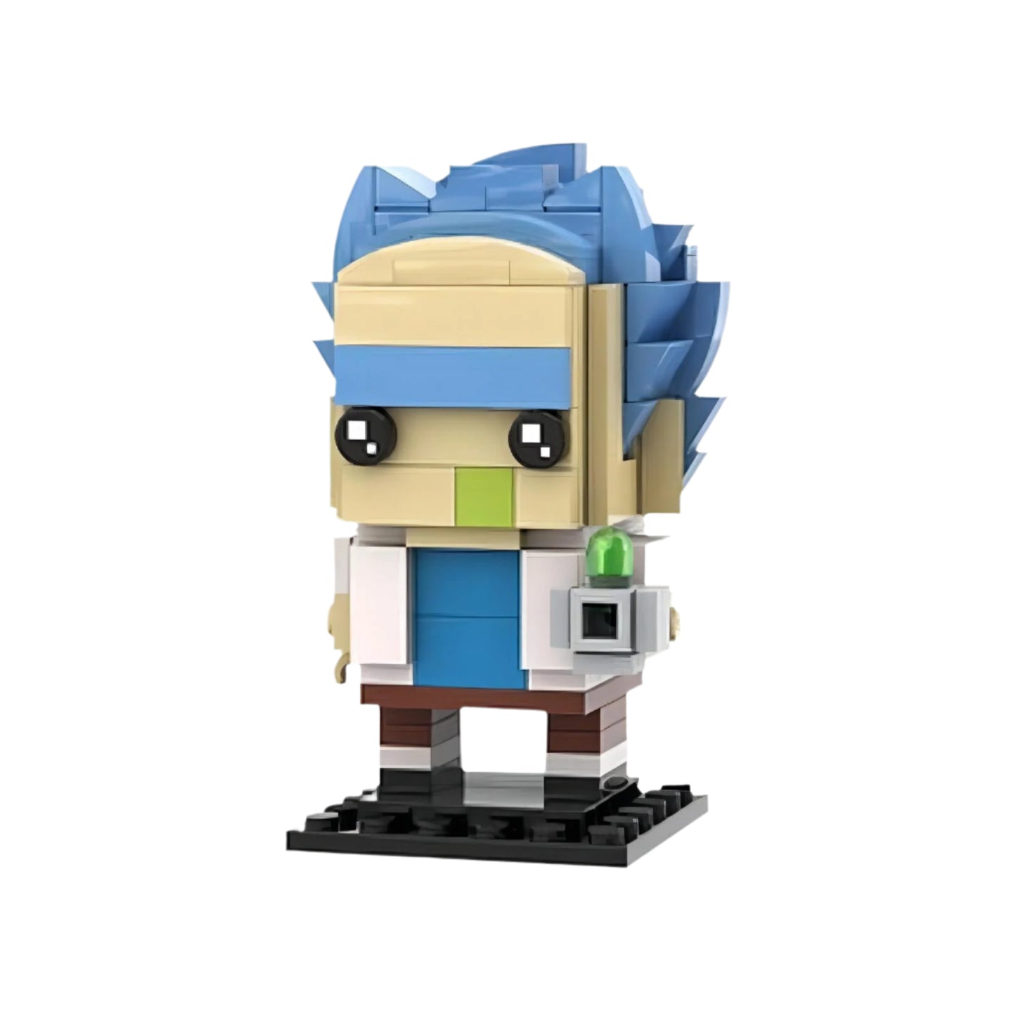 rick sanchez brickheadz building set | rick and morty | moc-18188 - 2