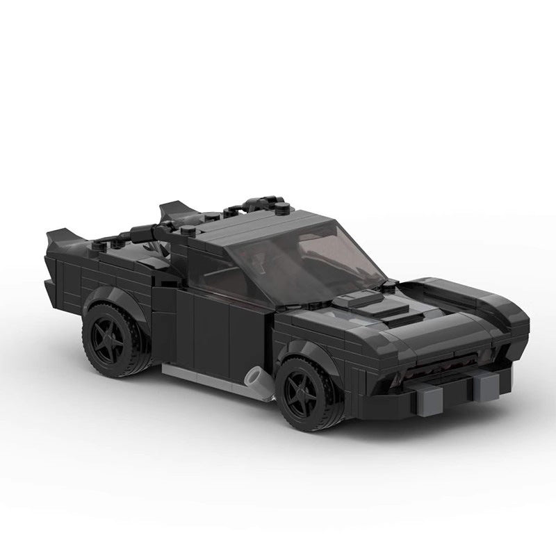 robert pattinson batmobile building set | compatible with lego - 2