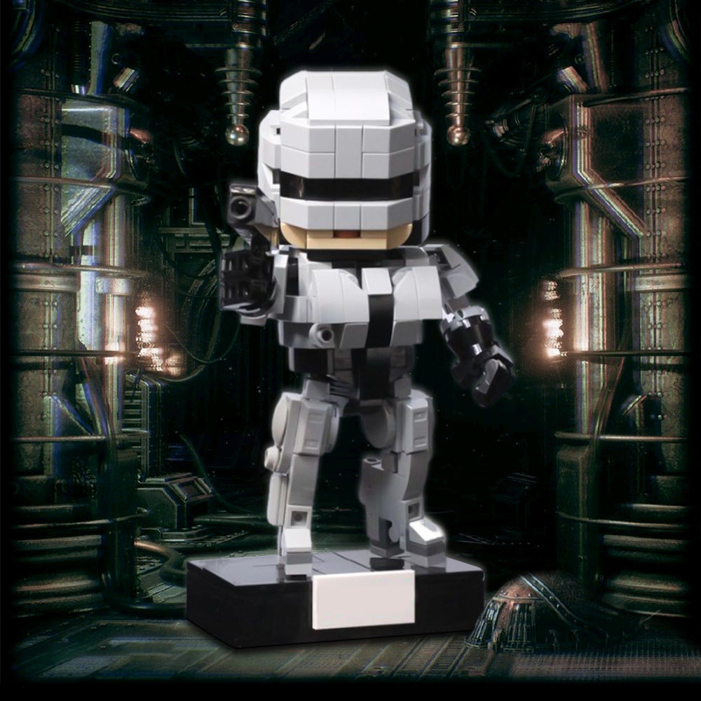 robocop brickheadz building set  | moc-170058 - 1