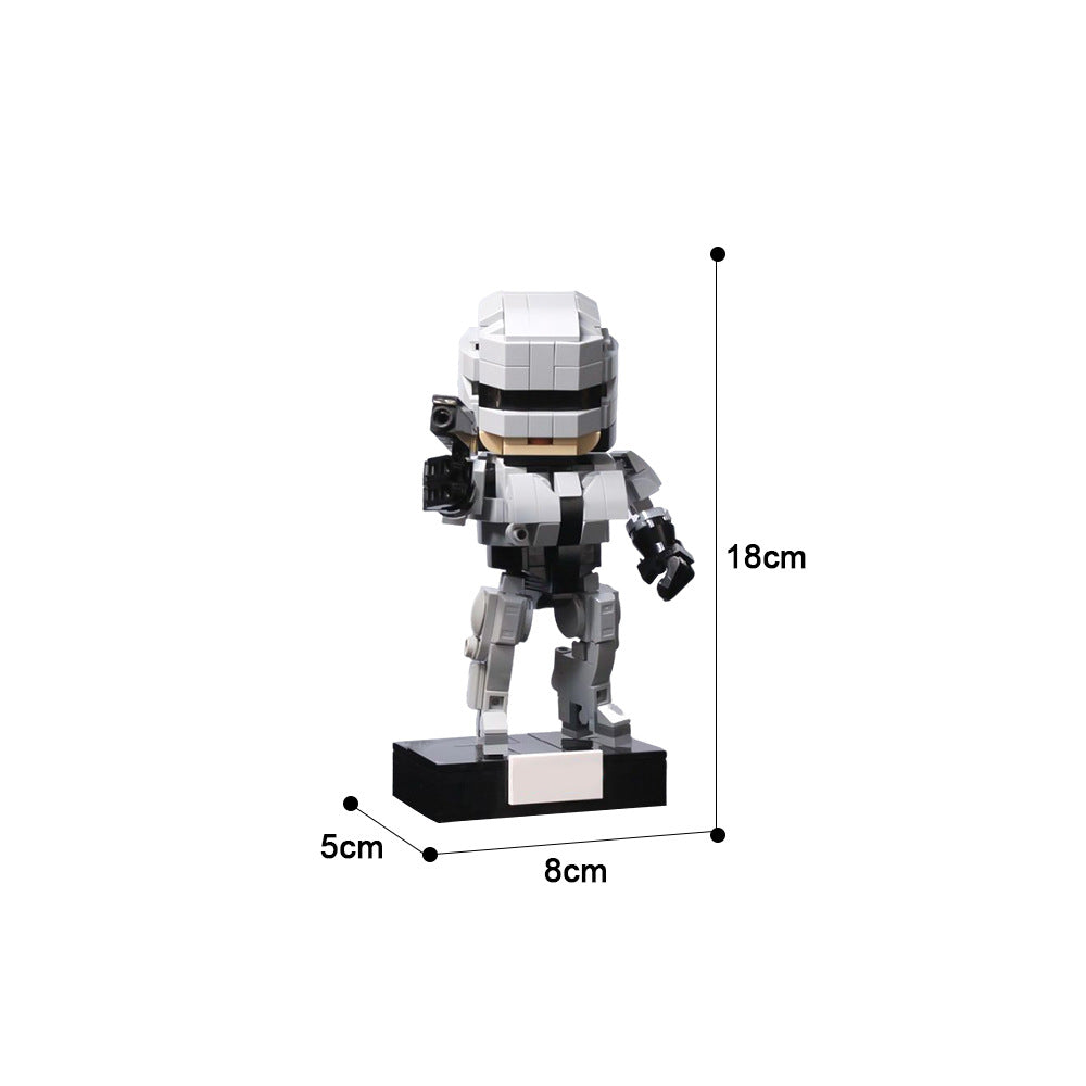 robocop brickheadz building set  | moc-170058 - 4