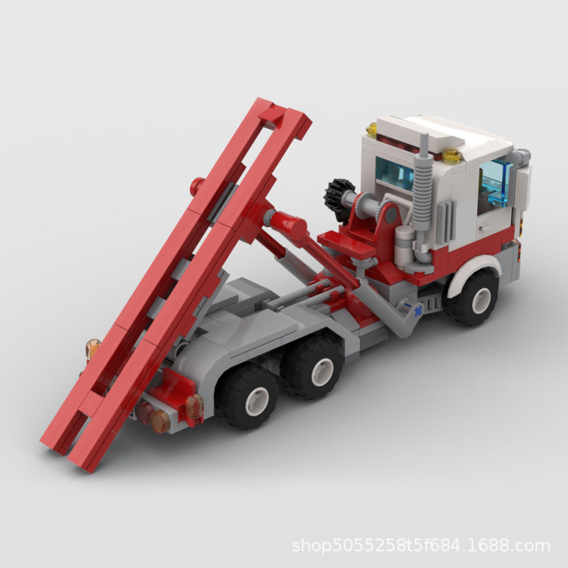 roll-off recycle truck building set | moc-94056 - 3