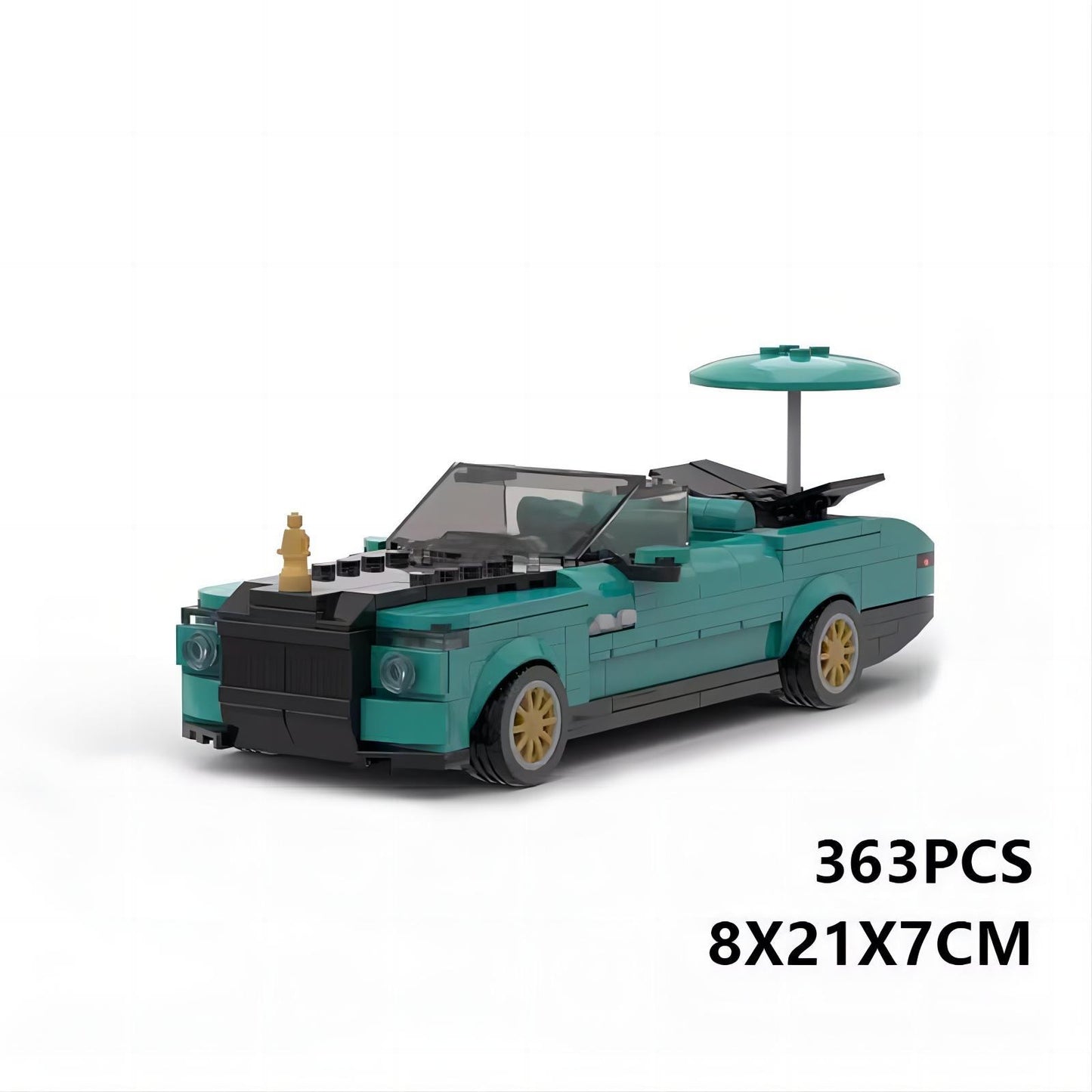 rolls-royce phantom lego-compatible moc building set | 363 pcs - 6