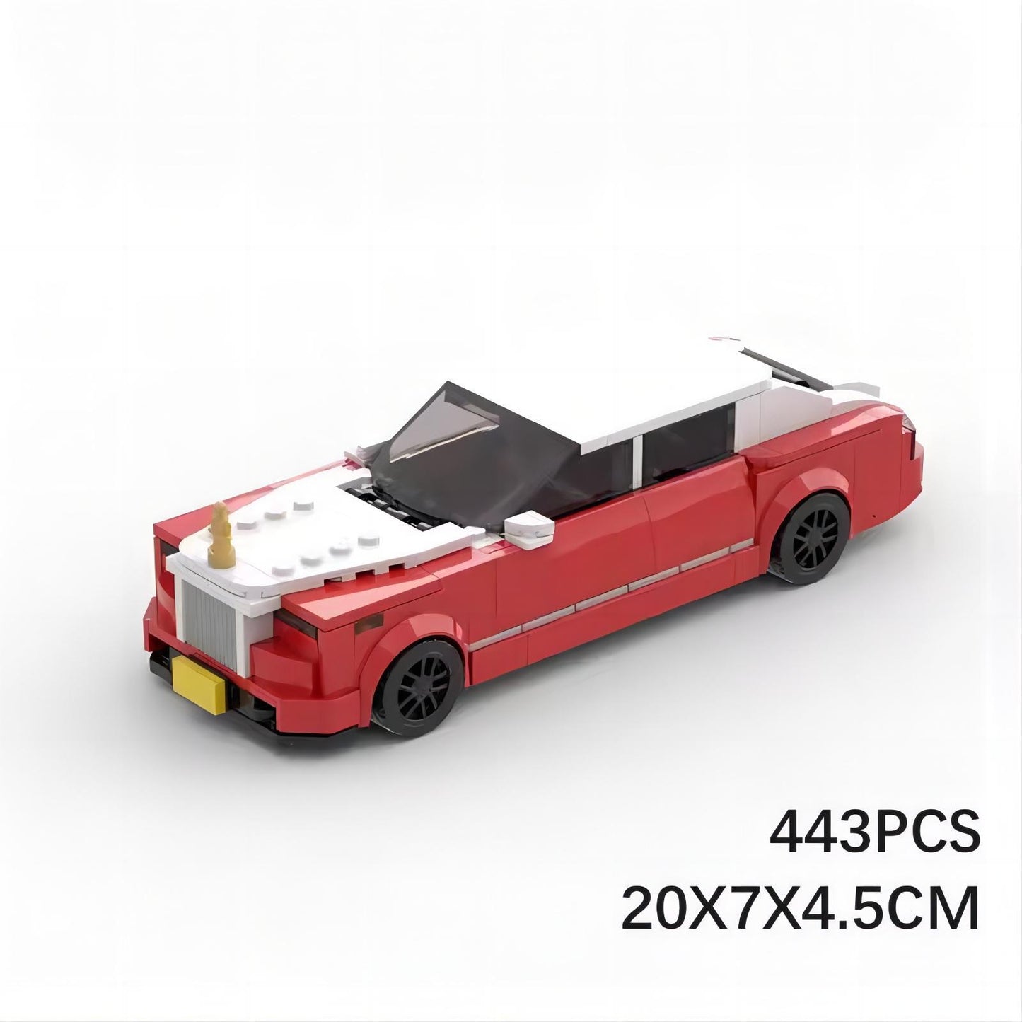 rolls-royce phantom moc building set | 443 pcs | lego compatible - 6