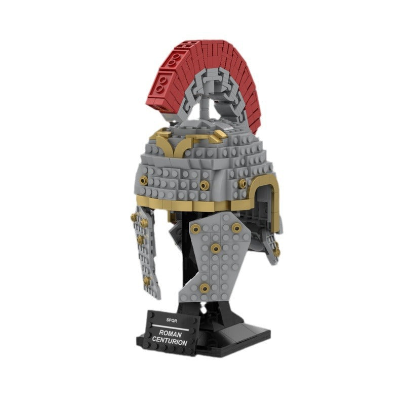 roman centurion helmet building set | moc-89490 - 3