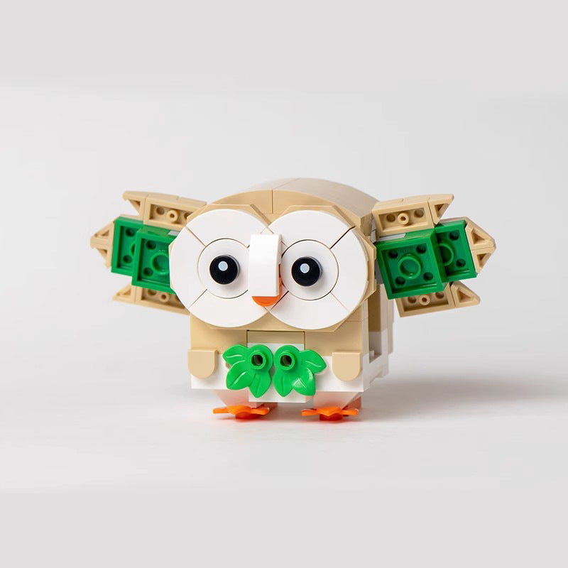 rowlet the pokemon building set | moc-145301 - 2