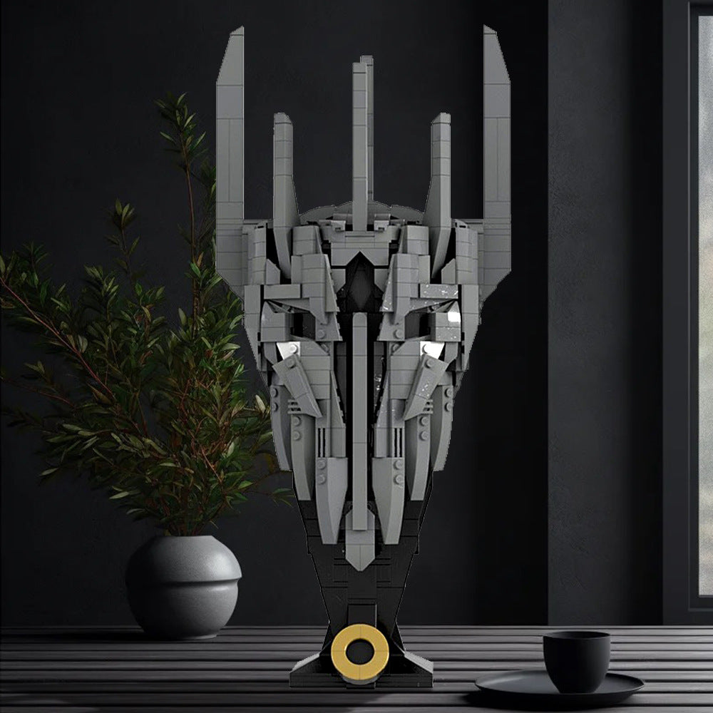 sauron helmet building set | lotr | moc-179387 - 1