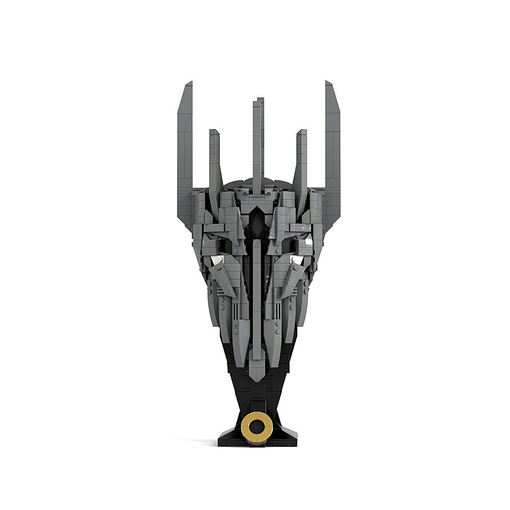 sauron helmet building set | lotr | moc-179387 - 3