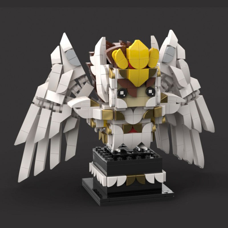seiya god cloth brickheadz building set | saint seiya | moc-102989 - 3