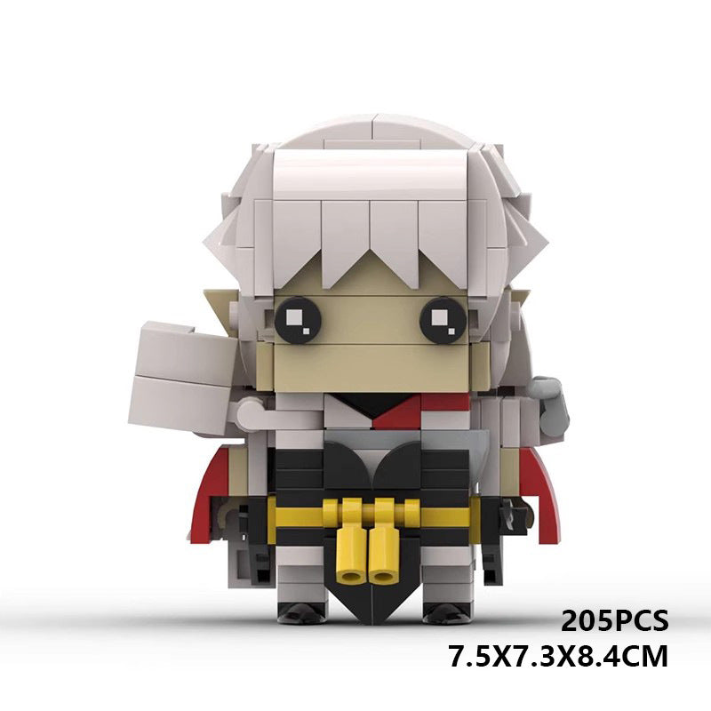 sesshomaru brickheadz moc building set | compatible with lego bricks - 1