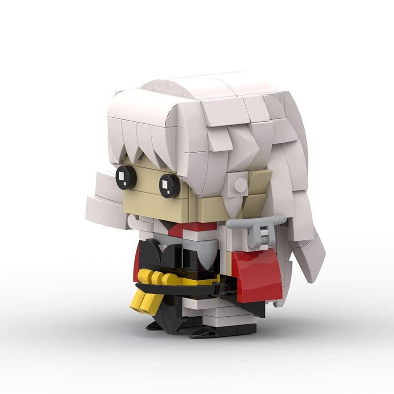 sesshomaru brickheadz moc building set | compatible with lego bricks - 2
