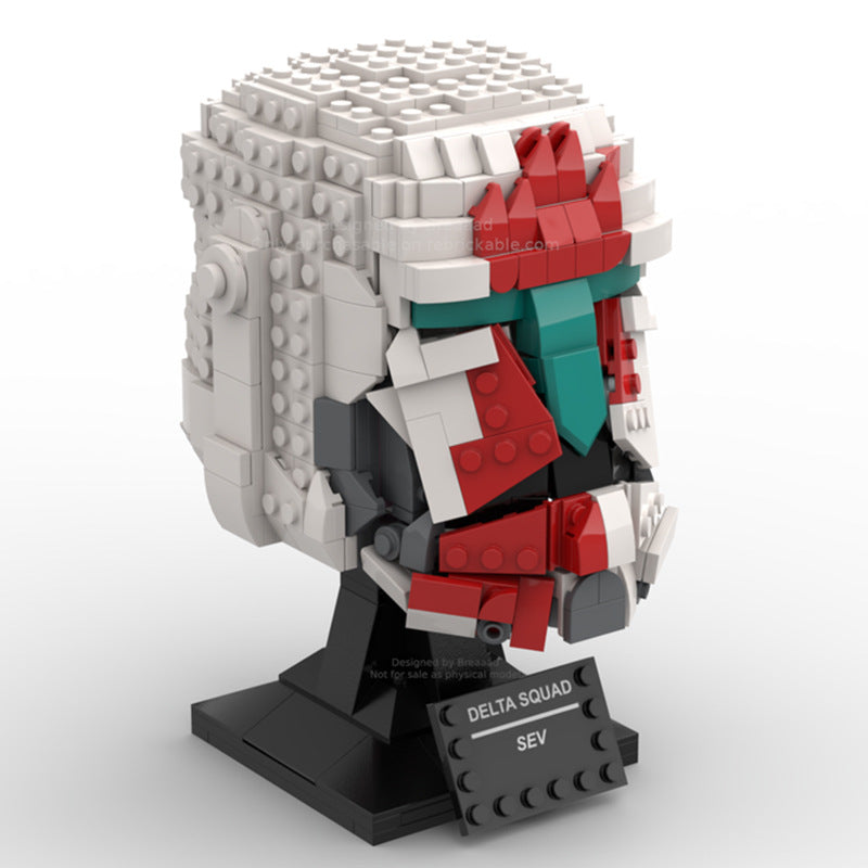 sev - delta squad helmet building set | moc-83630 - 2