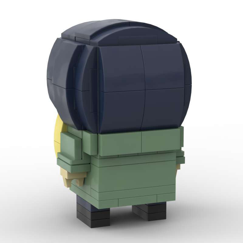 sharon carter brickheadz moc set | lego-compatible superhero toy - 3