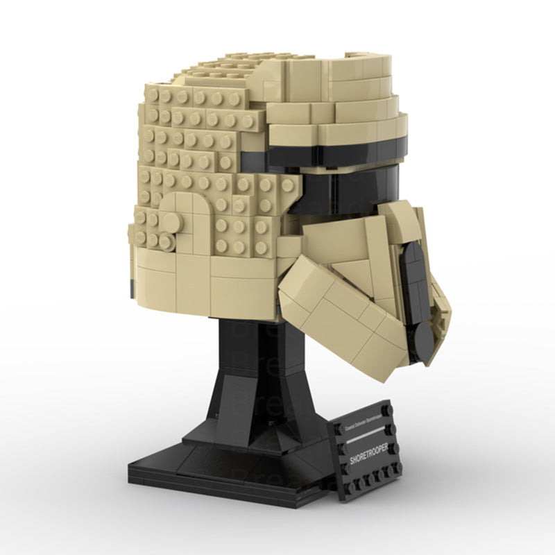 shoretrooper helmet building set | star wars | moc-88402 - 2
