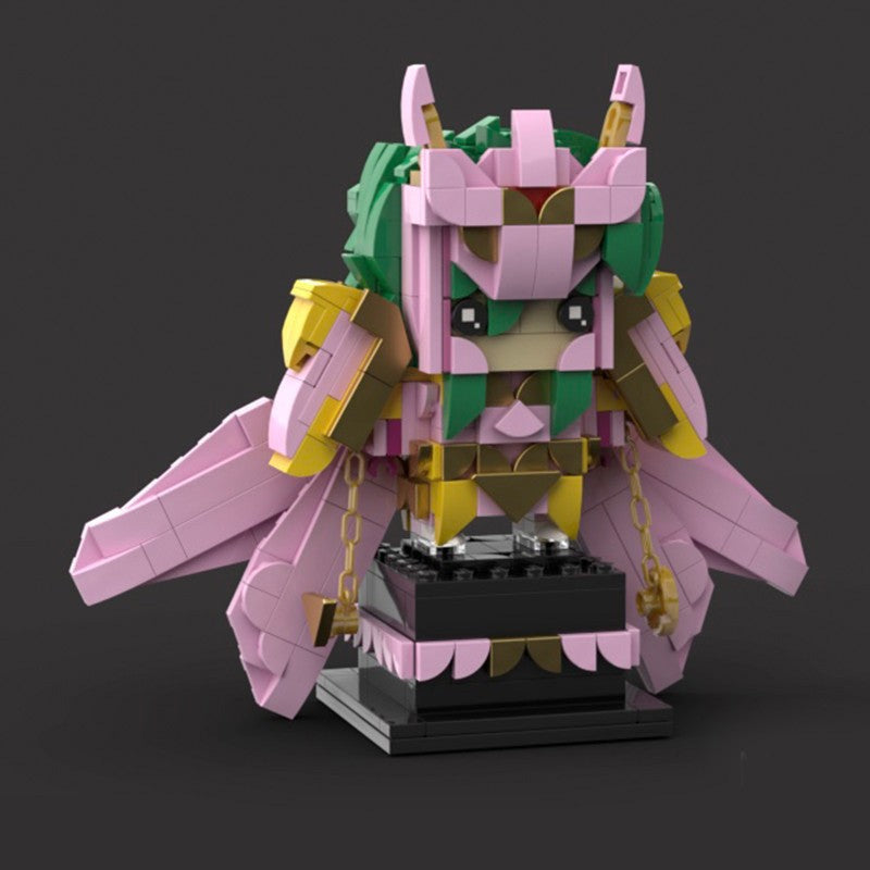 shun god cloth brickheadz building set | saint seiya | moc-105595 - 1
