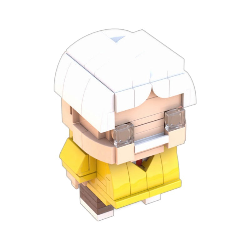 slam dunk coach brickheadz moc set | lego-compatible anime build - 2