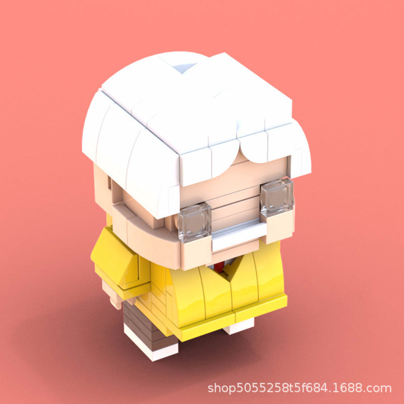 slam dunk coach brickheadz moc set | lego-compatible anime build - 3