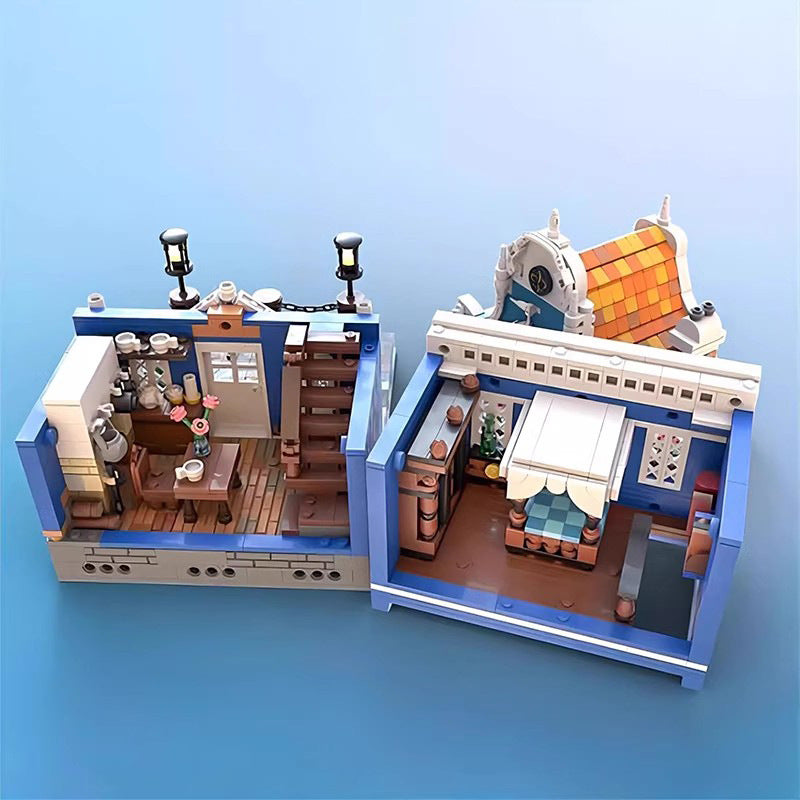 sleepless nights bay - captain's house building set | moc-152596 - 4