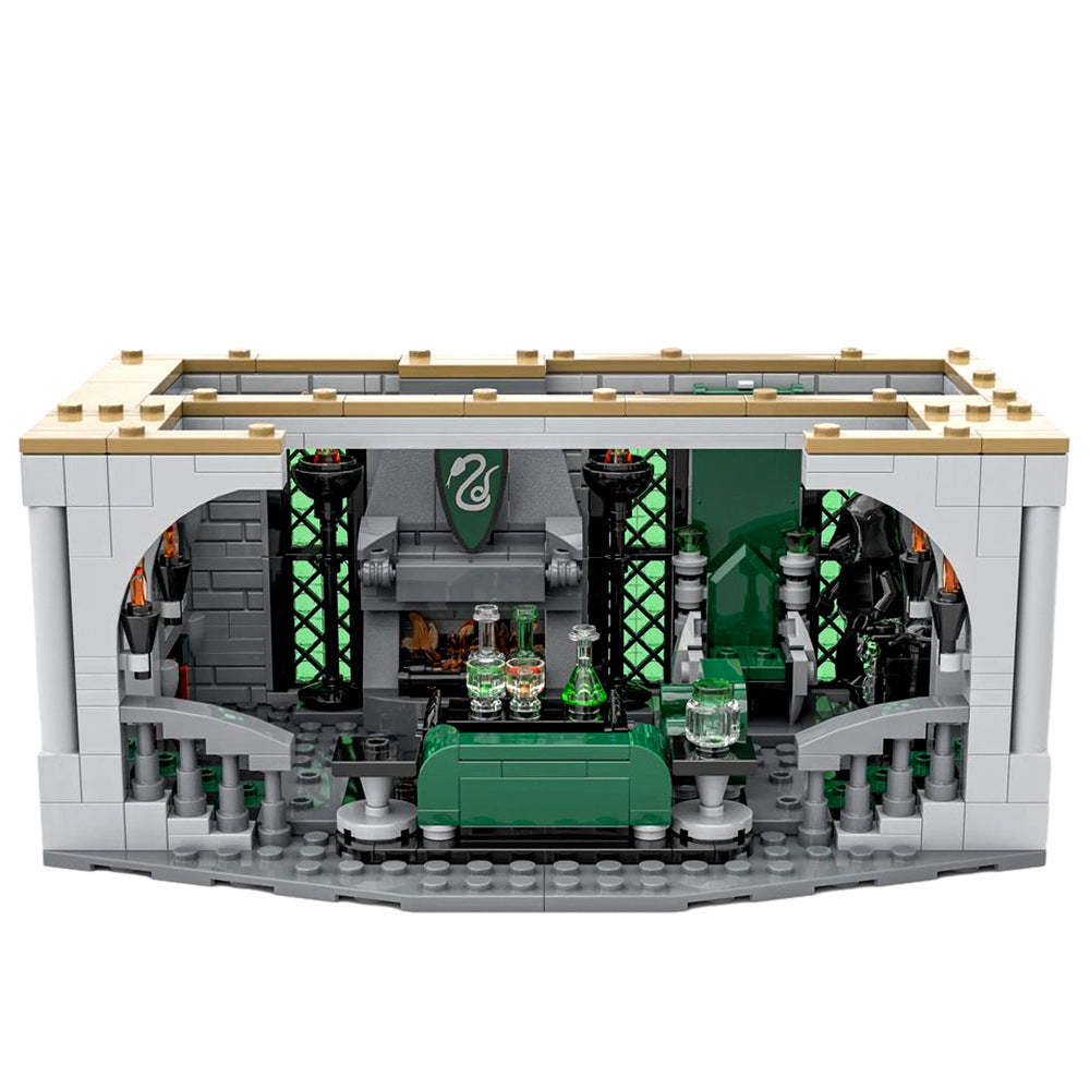 slytherin common room and dorm building set | moc-154155 - 2