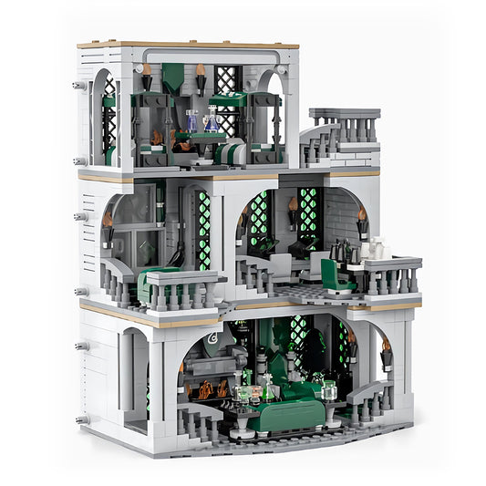 slytherin common room and dorm building set | moc-154155 - 5