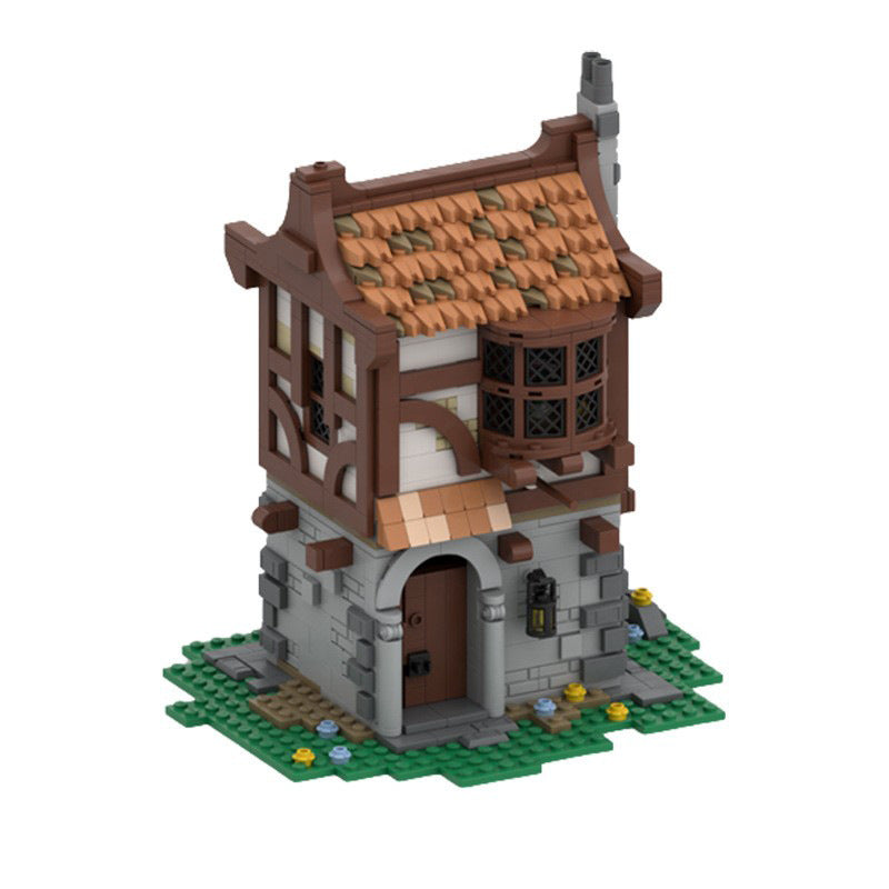 small medieval home building set | moc-121307 - 4