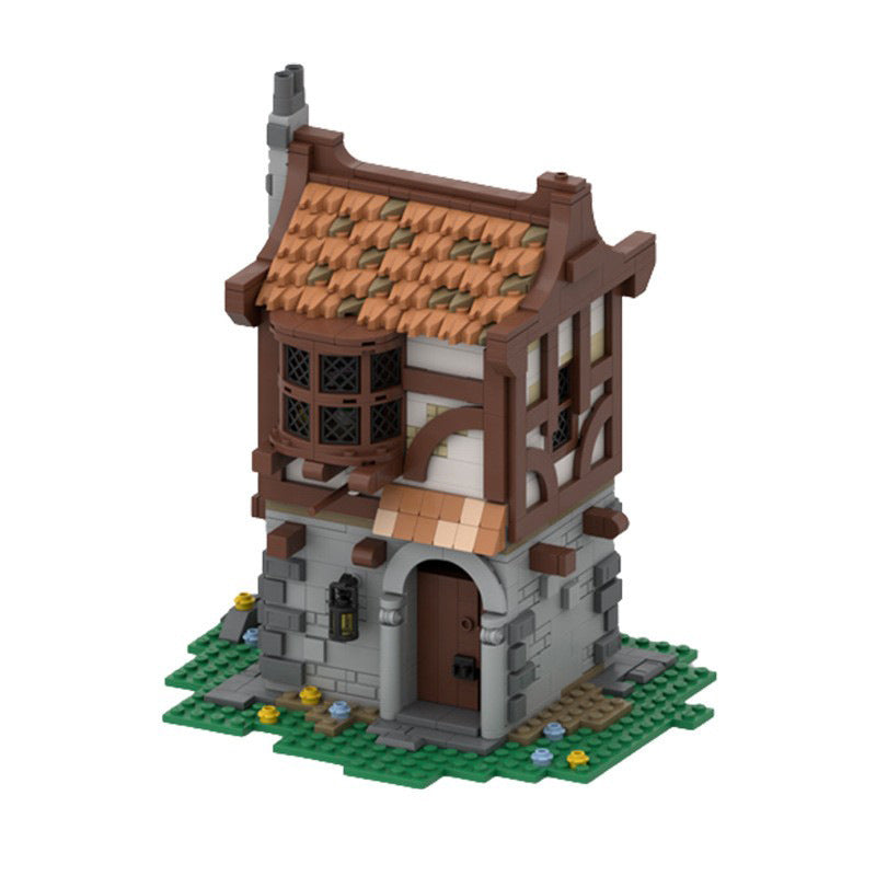 small medieval home building set | moc-121307 - 5