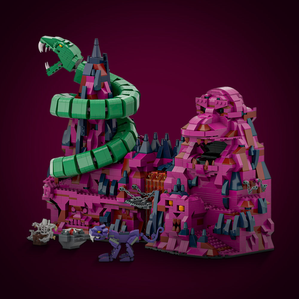 snake mountain building set | masters of the universe - 1