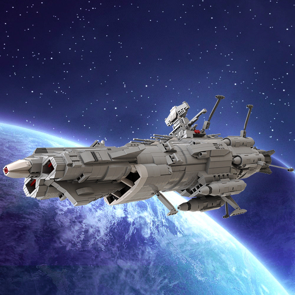 space battleship andromeda 2199 building set |moc-83888 - 1