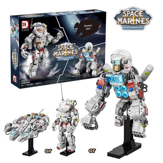 space marines 3 in 1 modeling - 850 pcs | dk 5028 - 5