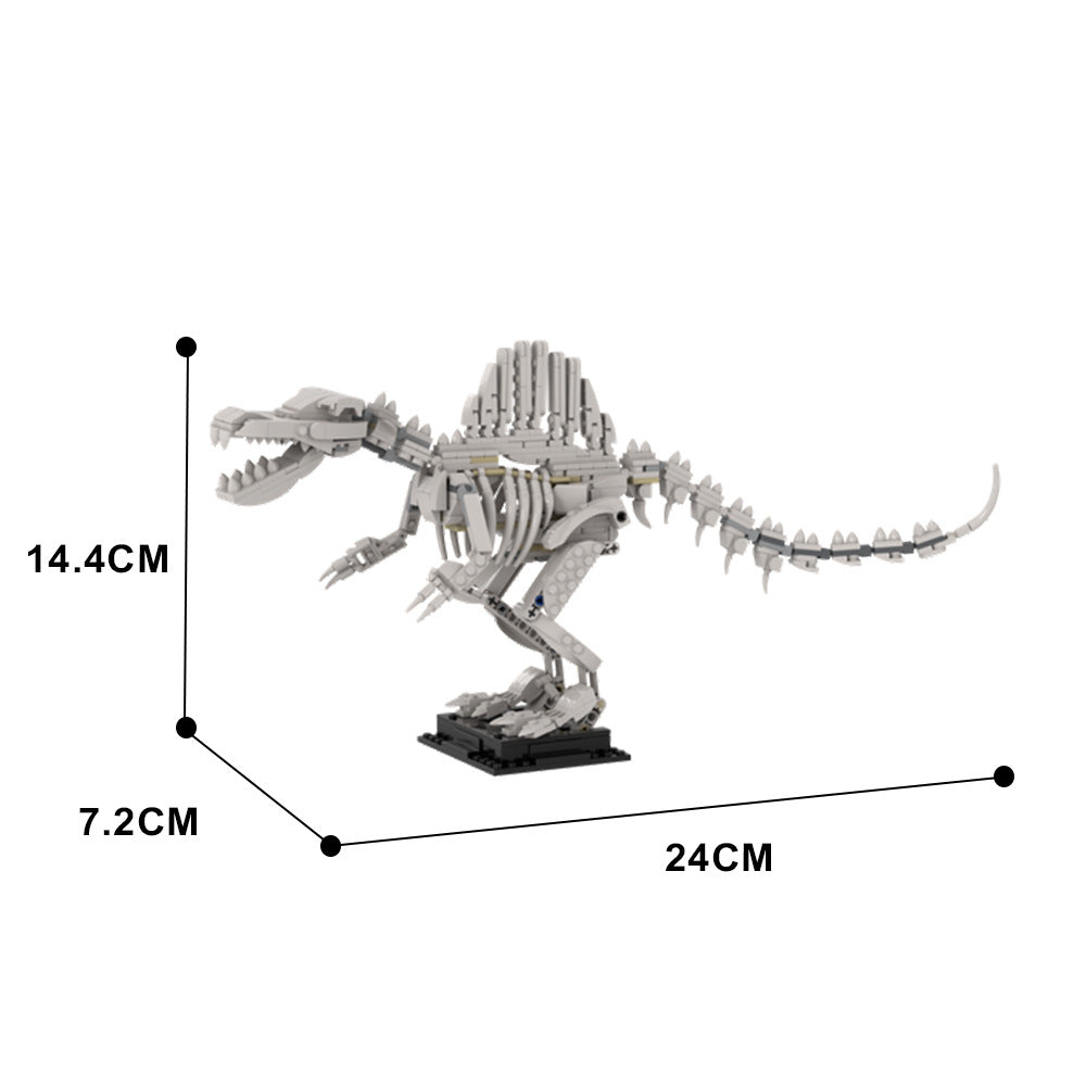 spinosaurus skeleton building set | moc-81227 - 4