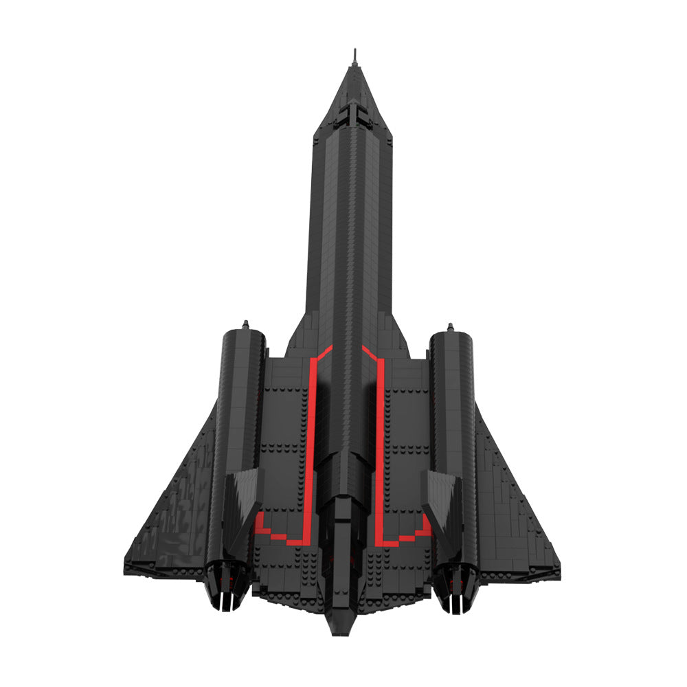 sr-71 blackbird reconnaissance aircraft building set | moc-20612 - 2