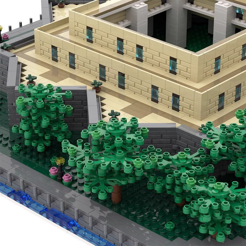 statue of liberty base building set for lego 21042 | moc-49317 - 3